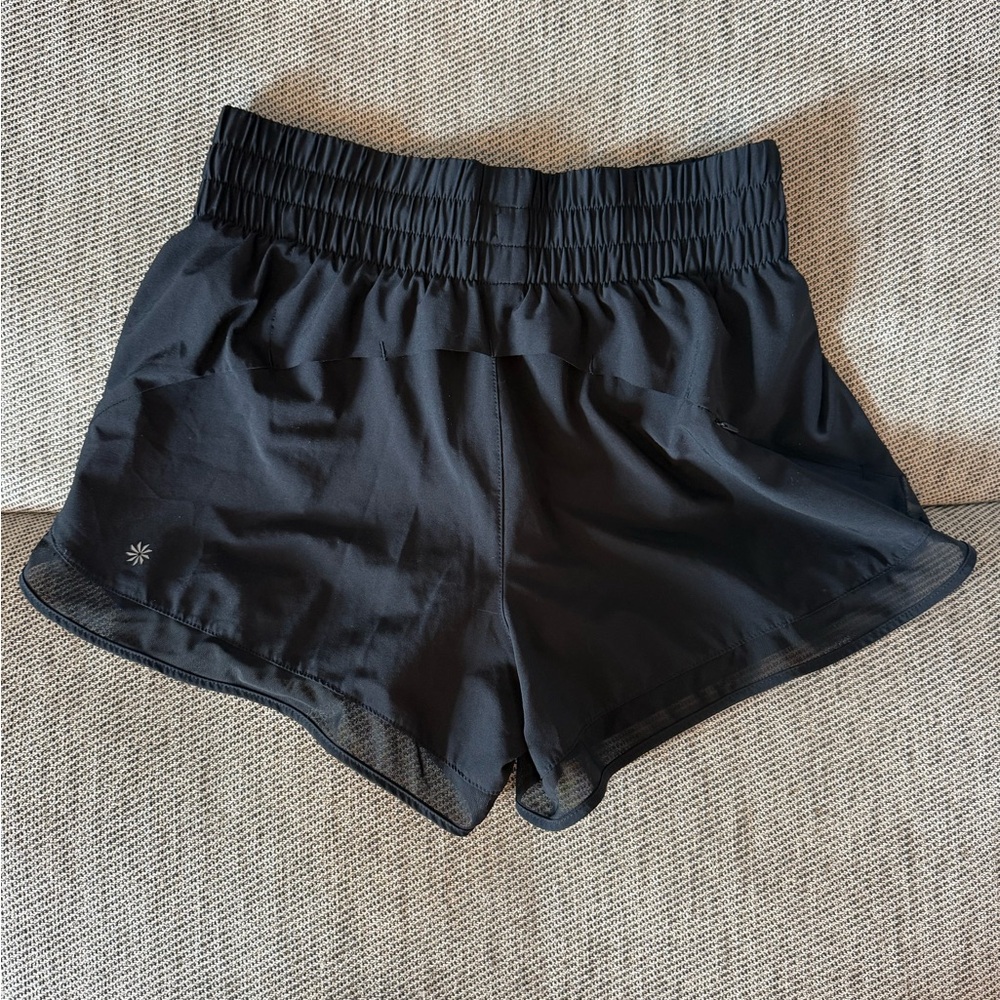 Athleta High Rise Mesh Racer Run Short 3 Inches